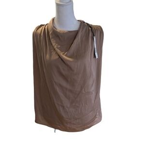 NWT Elie Tahari Fawn silk blend blouse